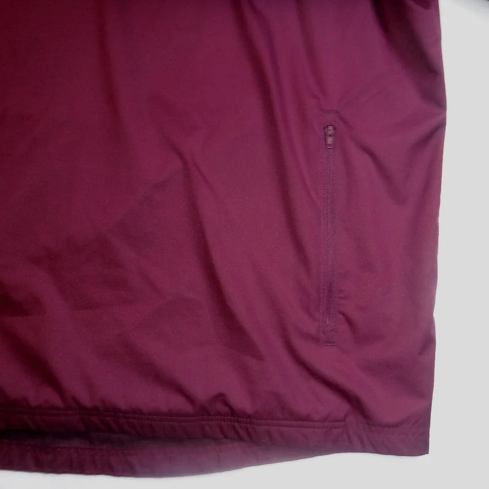 Adidas Texas A&M Aggies Quarter‎ Zip Short Sleeve Windbreaker Maroon Mens 2XL